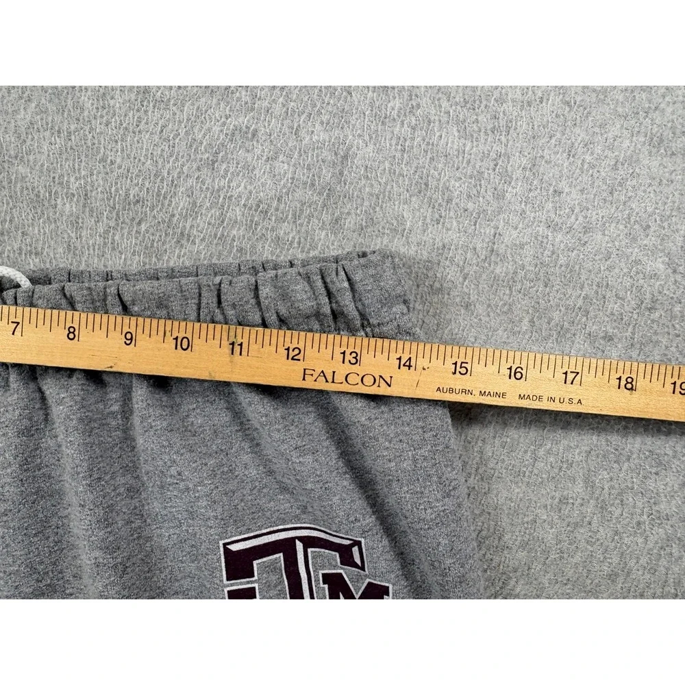 Texas A&M Aggies Screened Logo Campus Jogger Sweatpants (Men's Medium) Gray‎